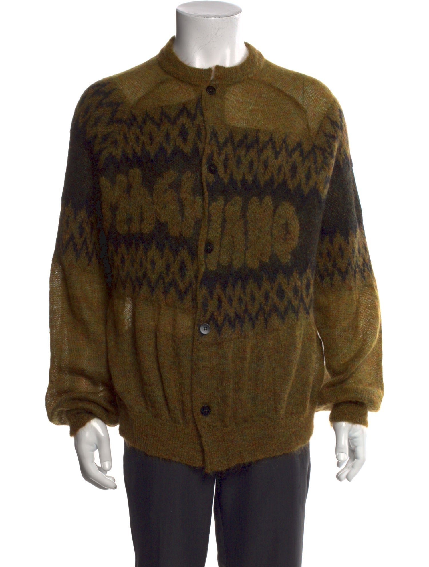 Magliano Mock Neck Long Sleeve Cardigan