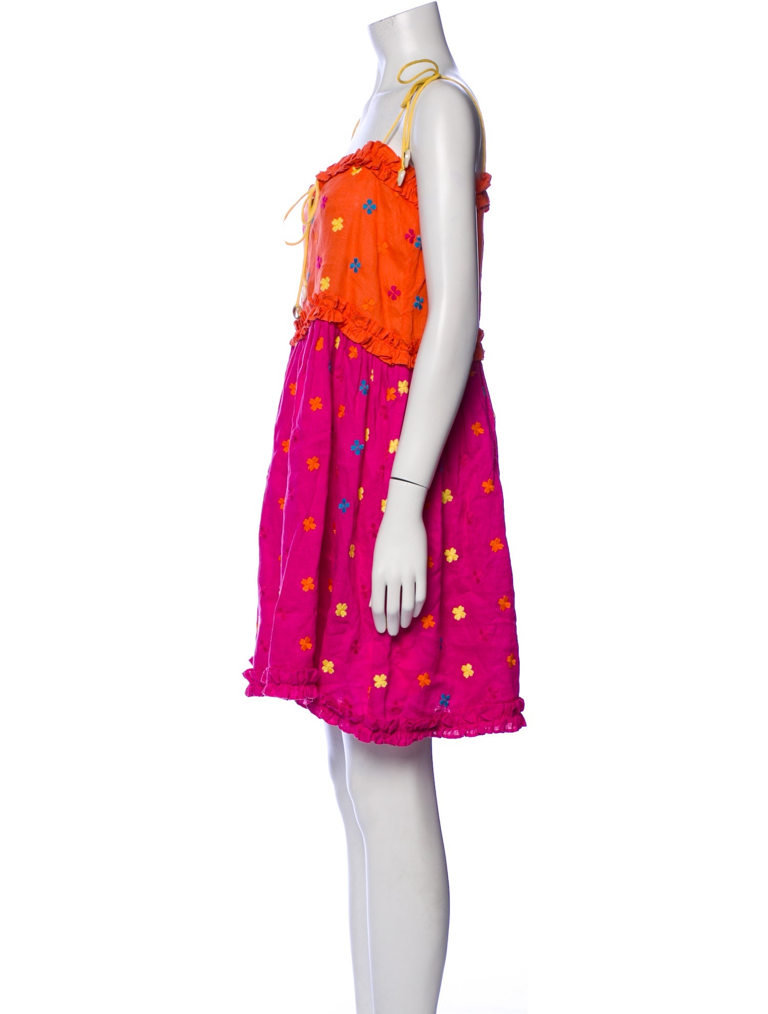 All Things Mochi Linen Mini Dress w/ Tags