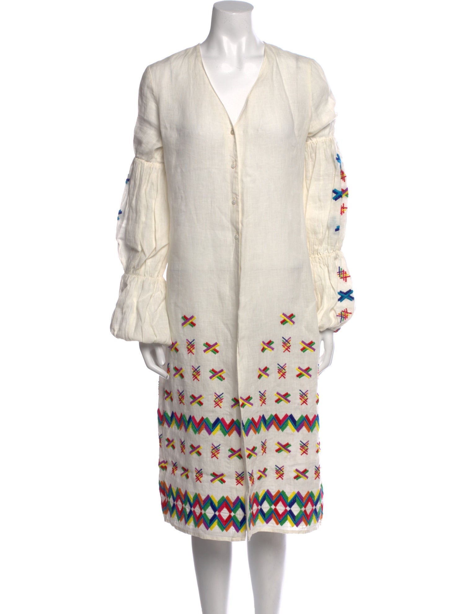 All Things Mochi Printed V-Neck Tunic