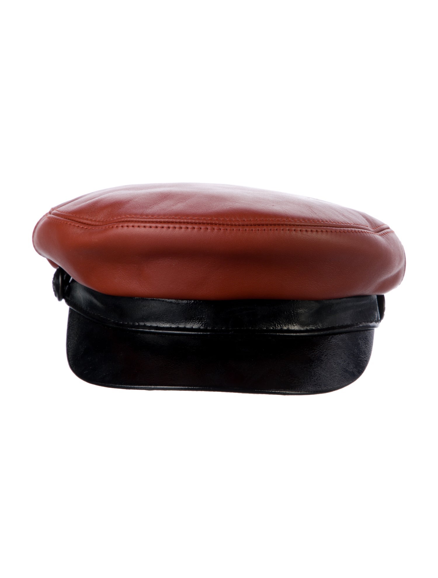 Moda Operandi Leather Newsboy Cap