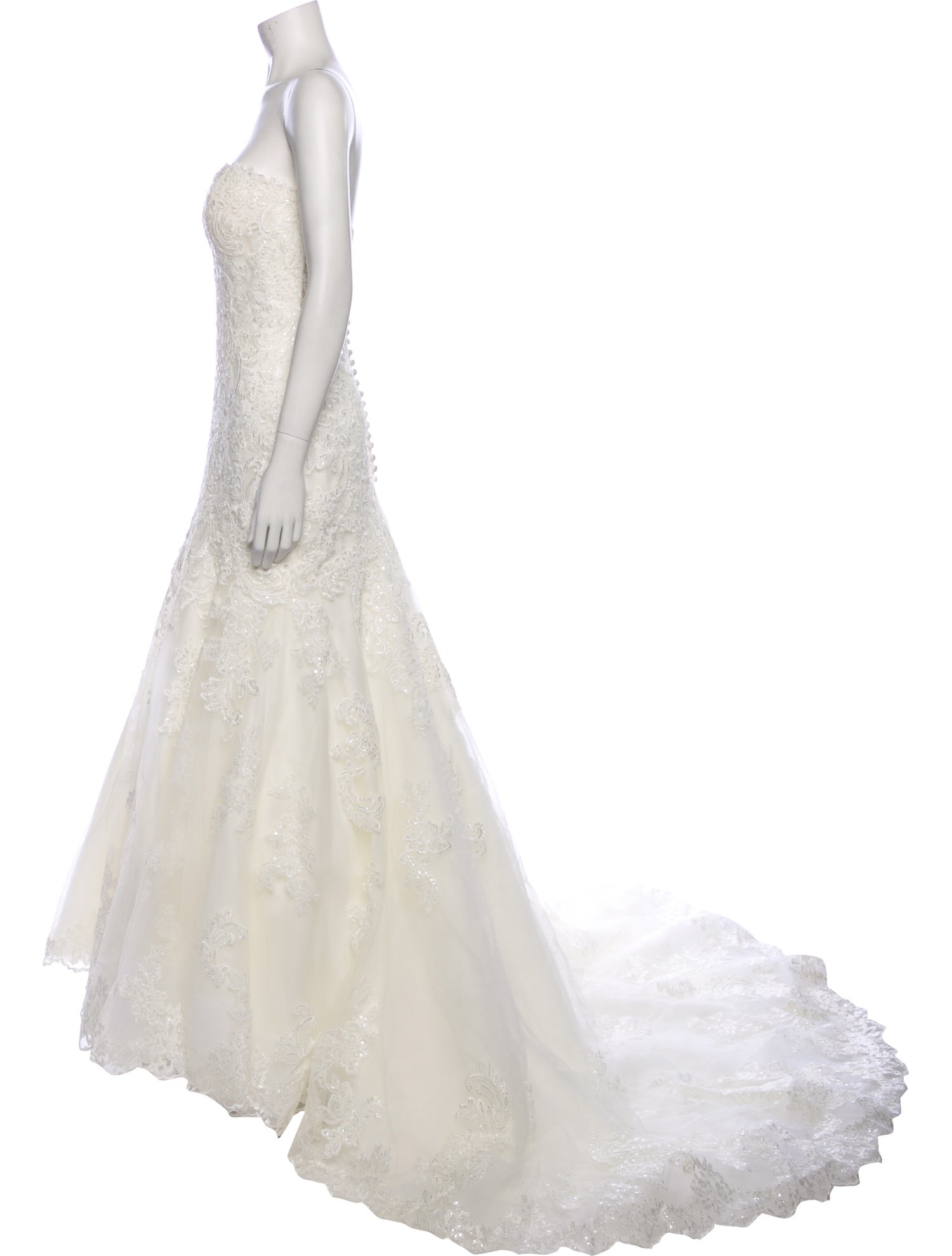 Morilee by Madeline Gardner Strapless Long Dress w/ Tags