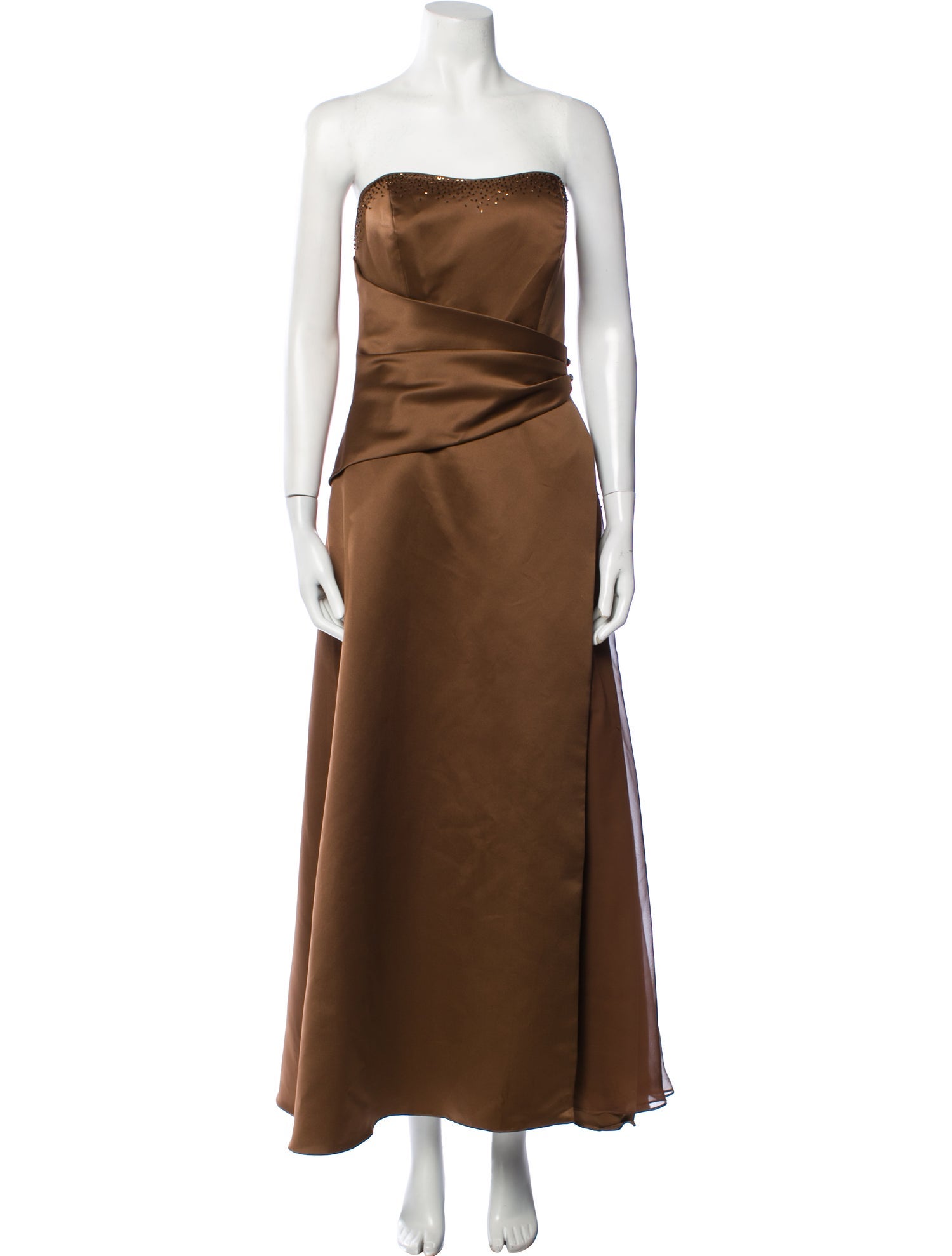 Morilee by Madeline Gardner Strapless Long Dress