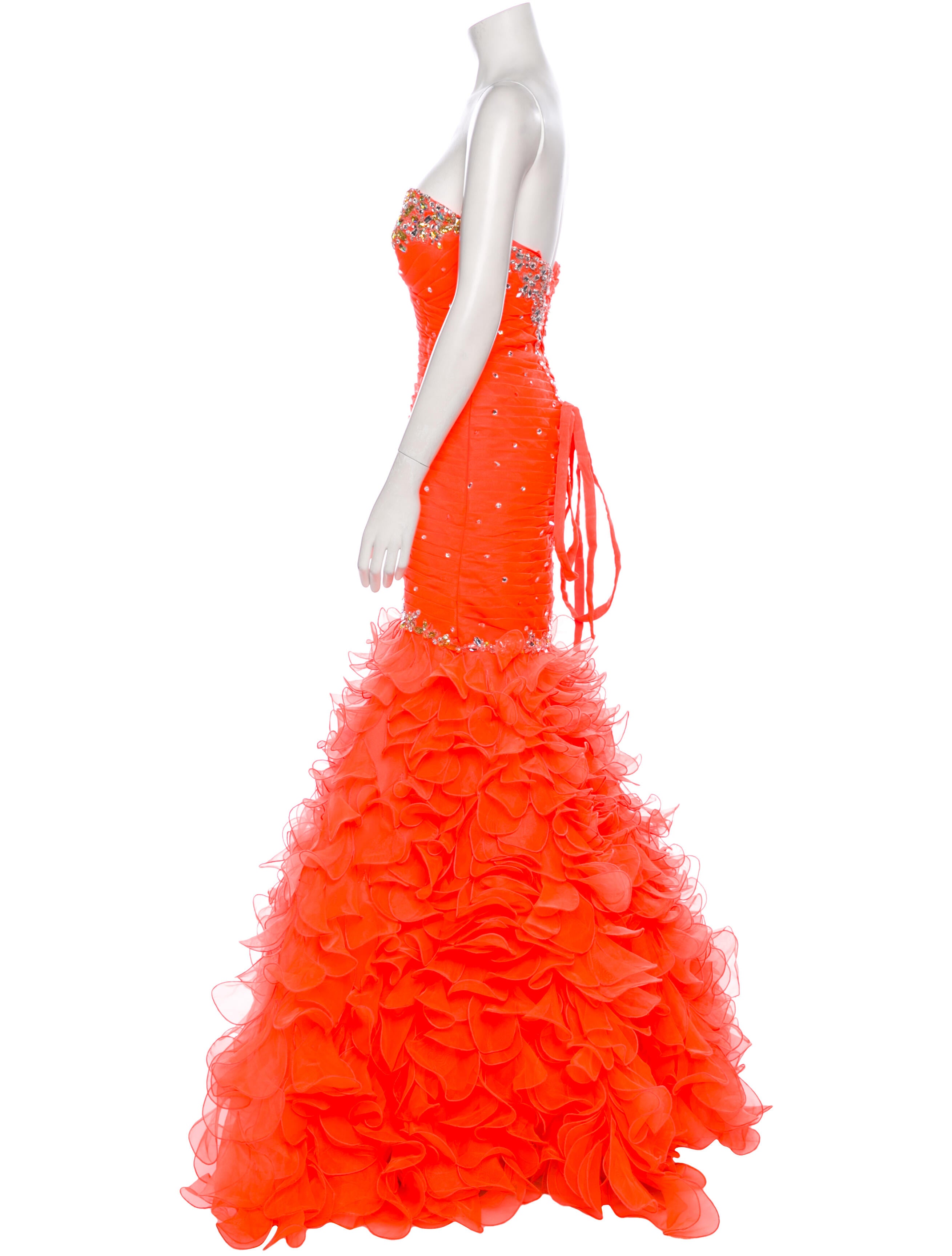 Morilee by Madeline Gardner Strapless Long Dress