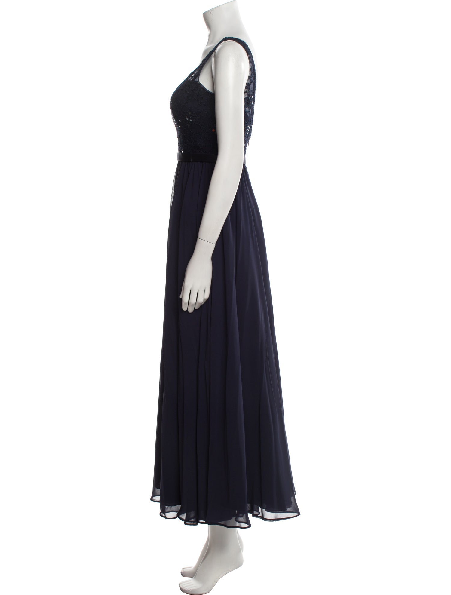 Morilee by Madeline Gardner V-Neck Long Dress