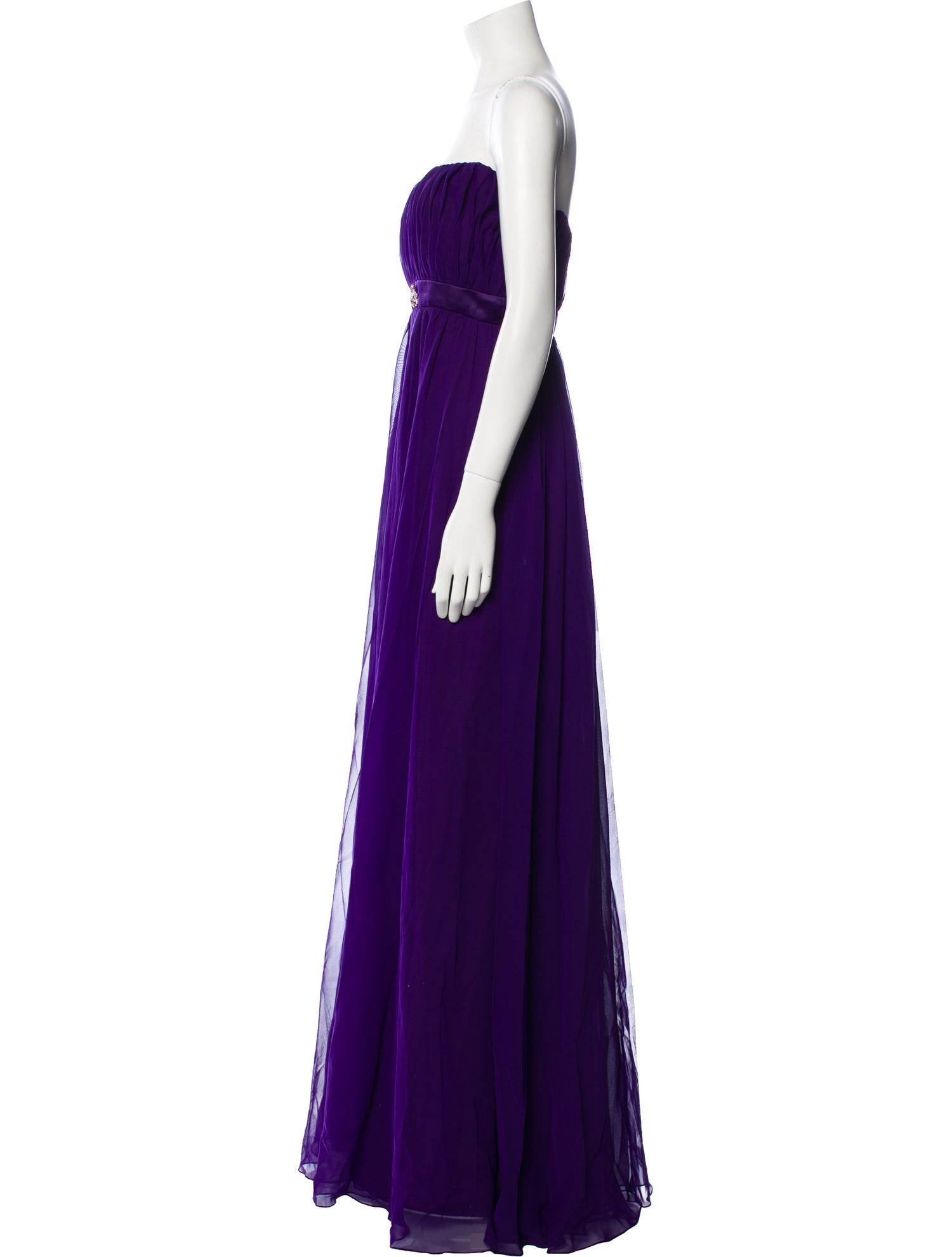 Morilee by Madeline Gardner Strapless Long Dress