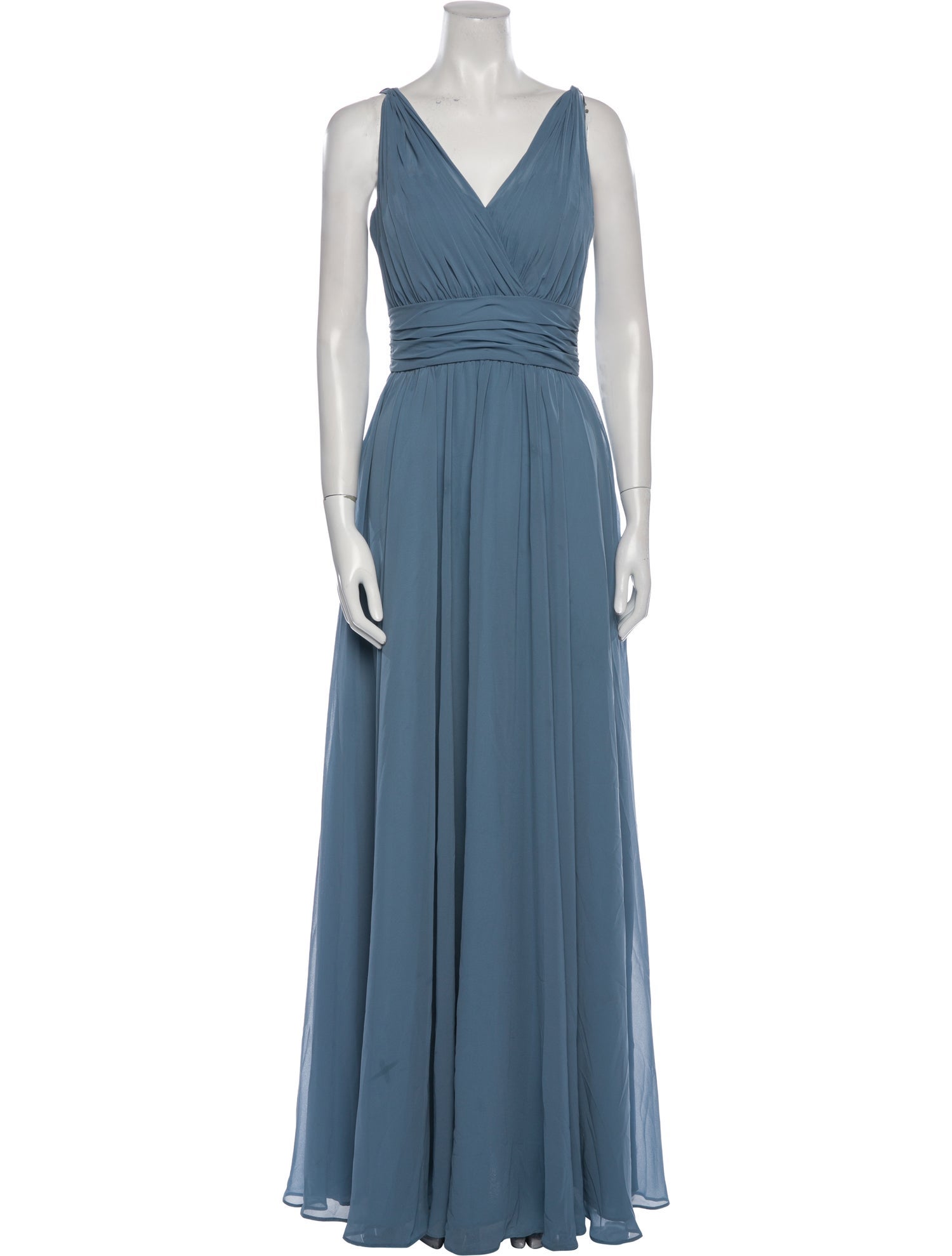 Morilee by Madeline Gardner V-Neck Long Dress