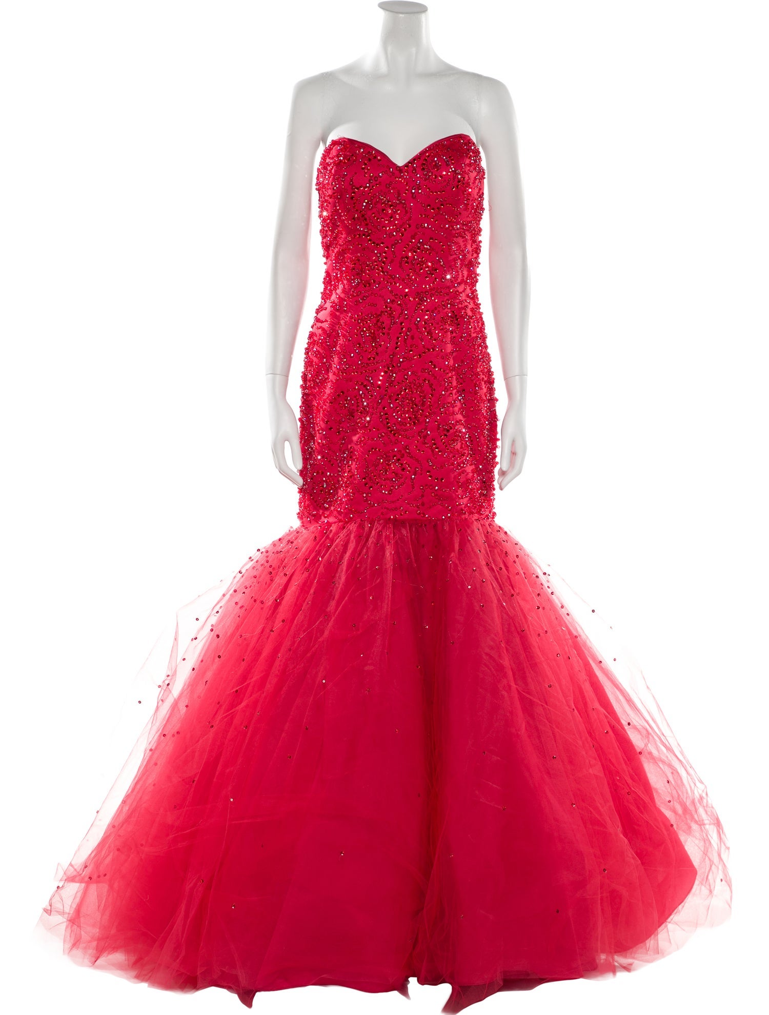 Morilee by Madeline Gardner Strapless Long Dress