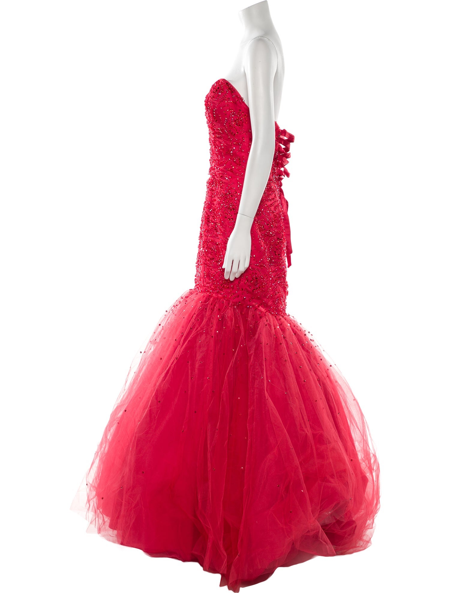 Morilee by Madeline Gardner Strapless Long Dress