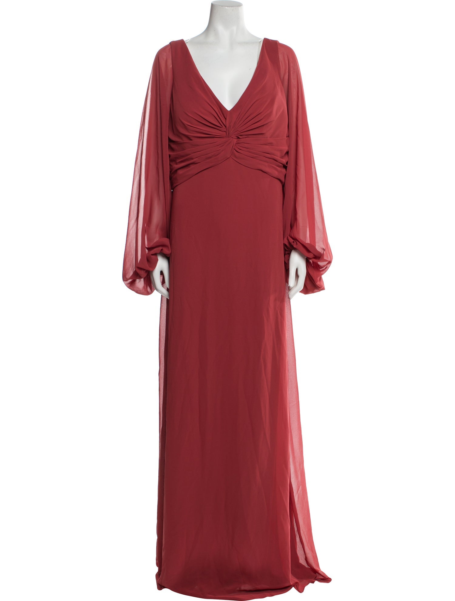 Morilee by Madeline Gardner V-Neck Long Dress w/ Tags