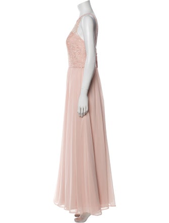 Morilee by Madeline Gardner Crew Neck Long Dress