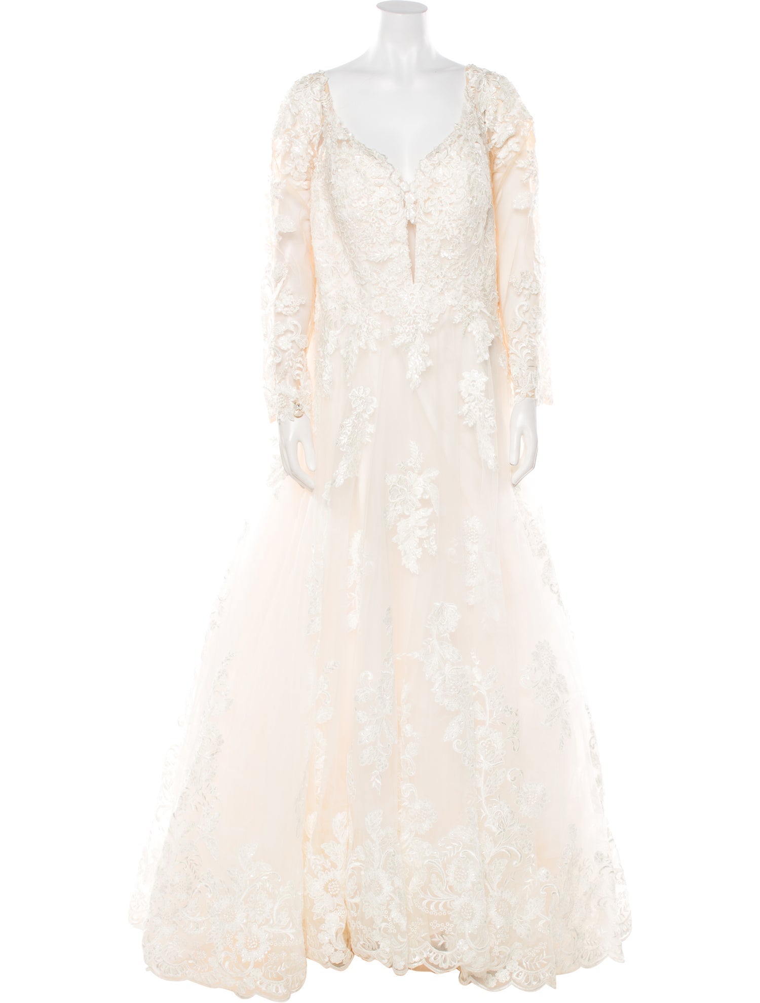 Morilee by Madeline Gardner V-Neck Long Dress