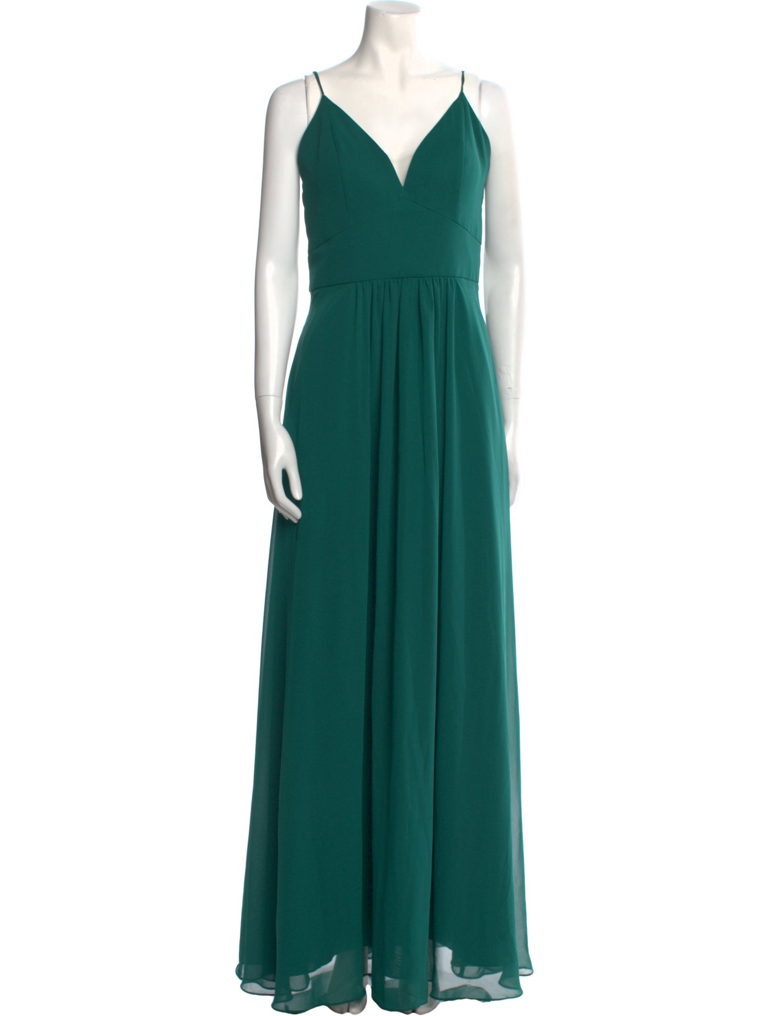 Morilee by Madeline Gardner V-Neck Long Dress