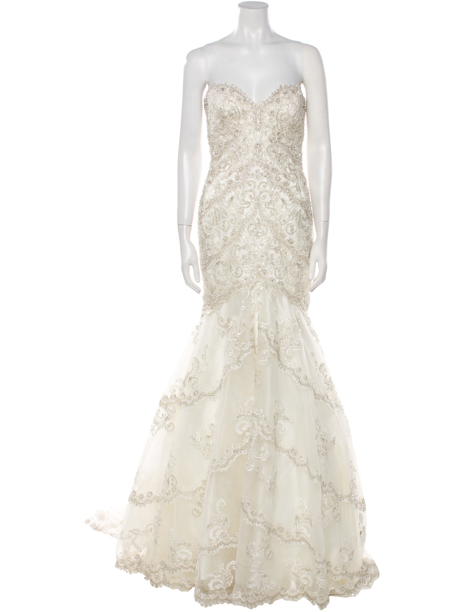 Morilee by Madeline Gardner Lace Pattern Long Dress