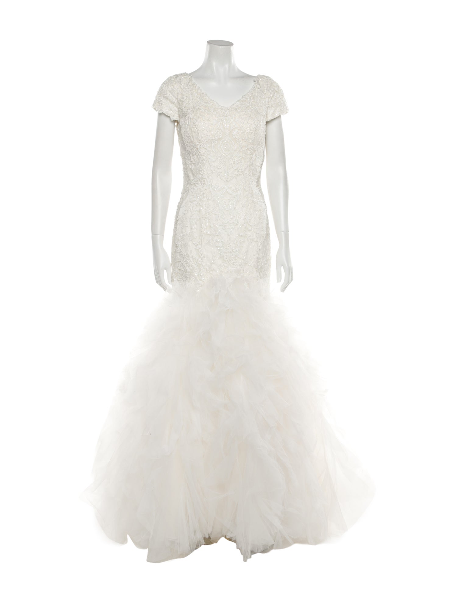 Morilee by Madeline Gardner V-Neck Long Dress w/ Tags