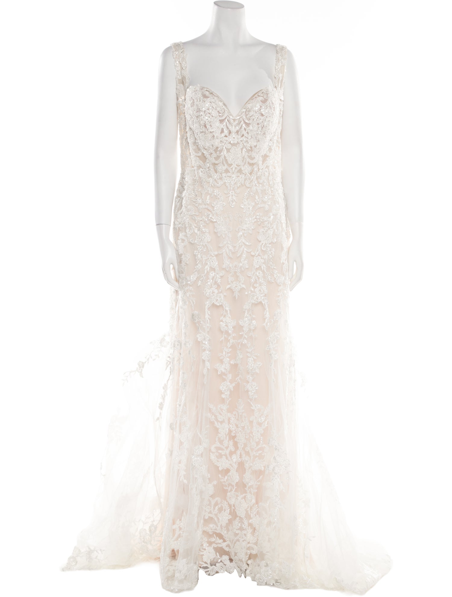 Morilee by Madeline Gardner Lace Pattern Long Dress w/ Tags