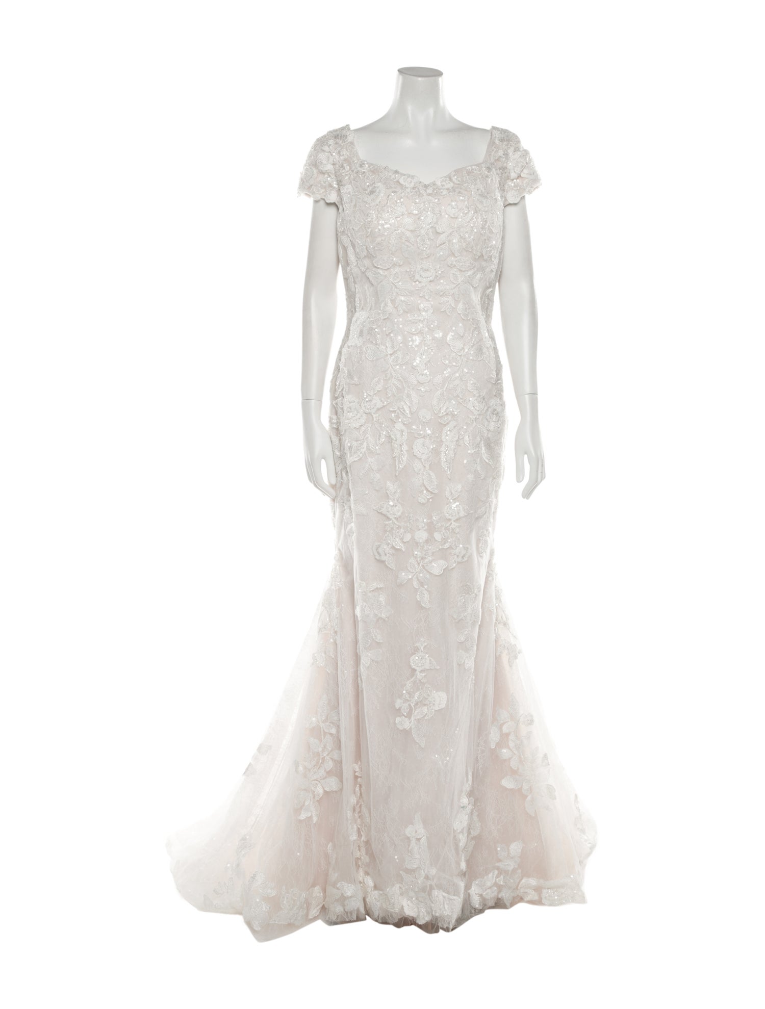 Morilee by Madeline Gardner Lace Pattern Long Dress w/ Tags