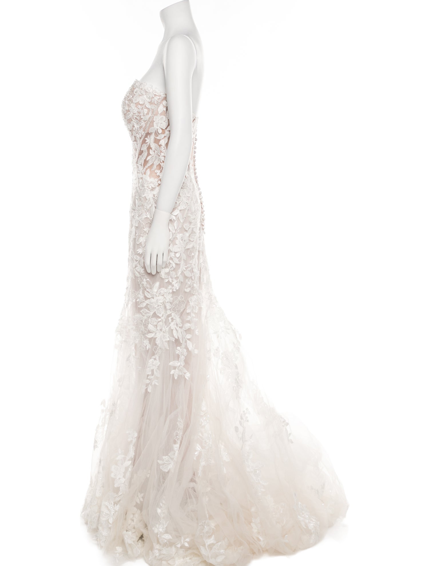 Morilee by Madeline Gardner Lace Long Dress w/ Tags