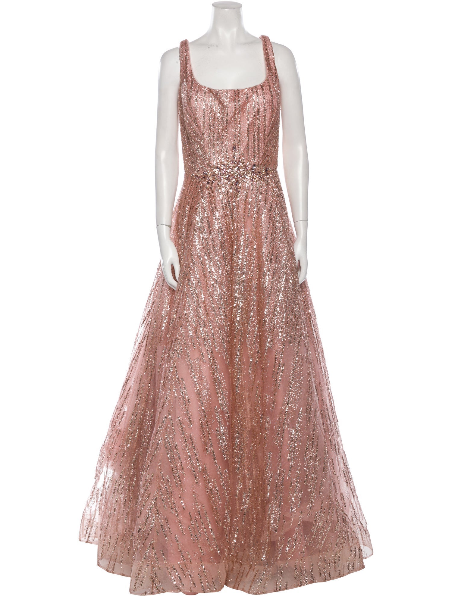 Morilee by Madeline Gardner Square Neckline Long Dress