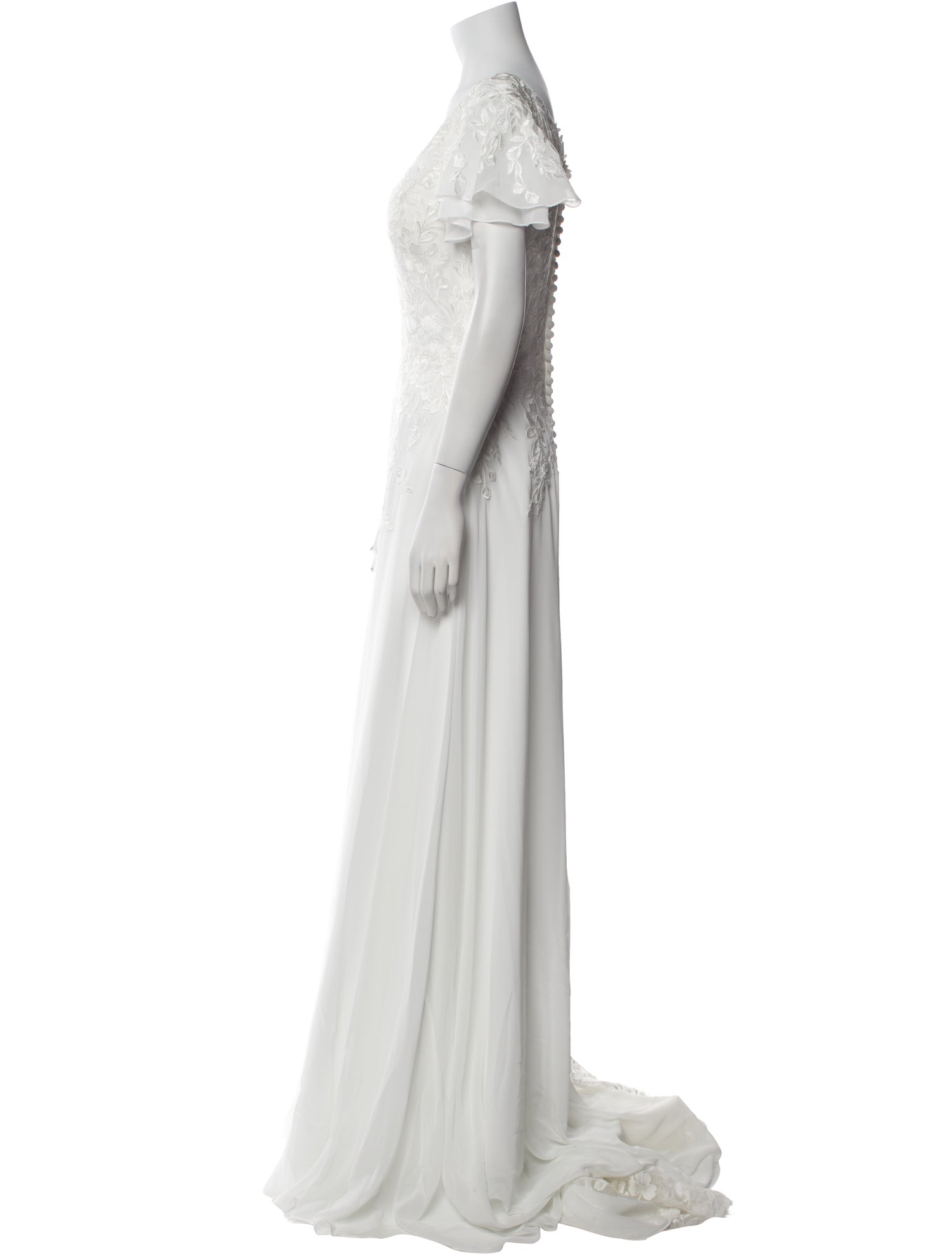 Morilee by Madeline Gardner V-Neck Long Dress w/ Tags