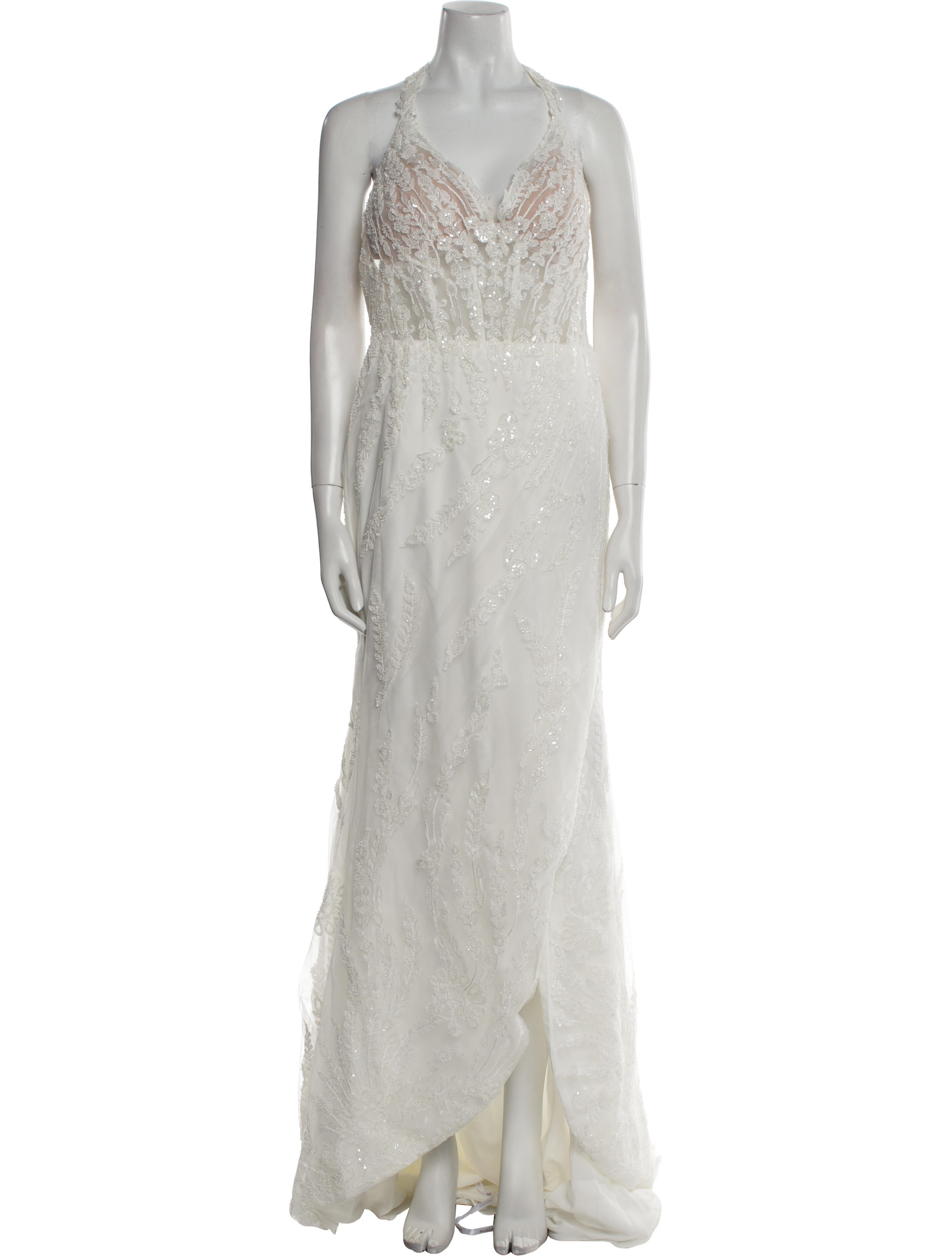 Morilee by Madeline Gardner V-Neck Long Dress w/ Tags