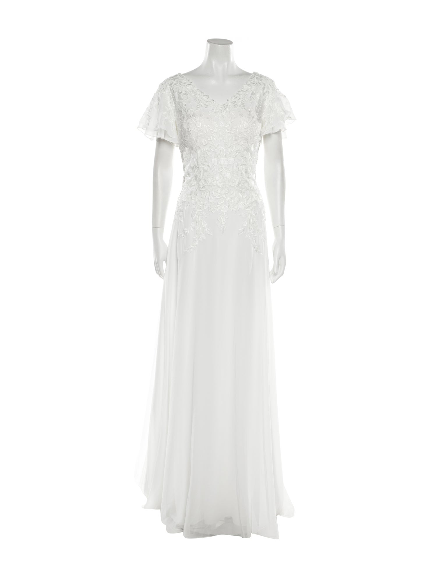 Morilee by Madeline Gardner V-Neck Long Dress