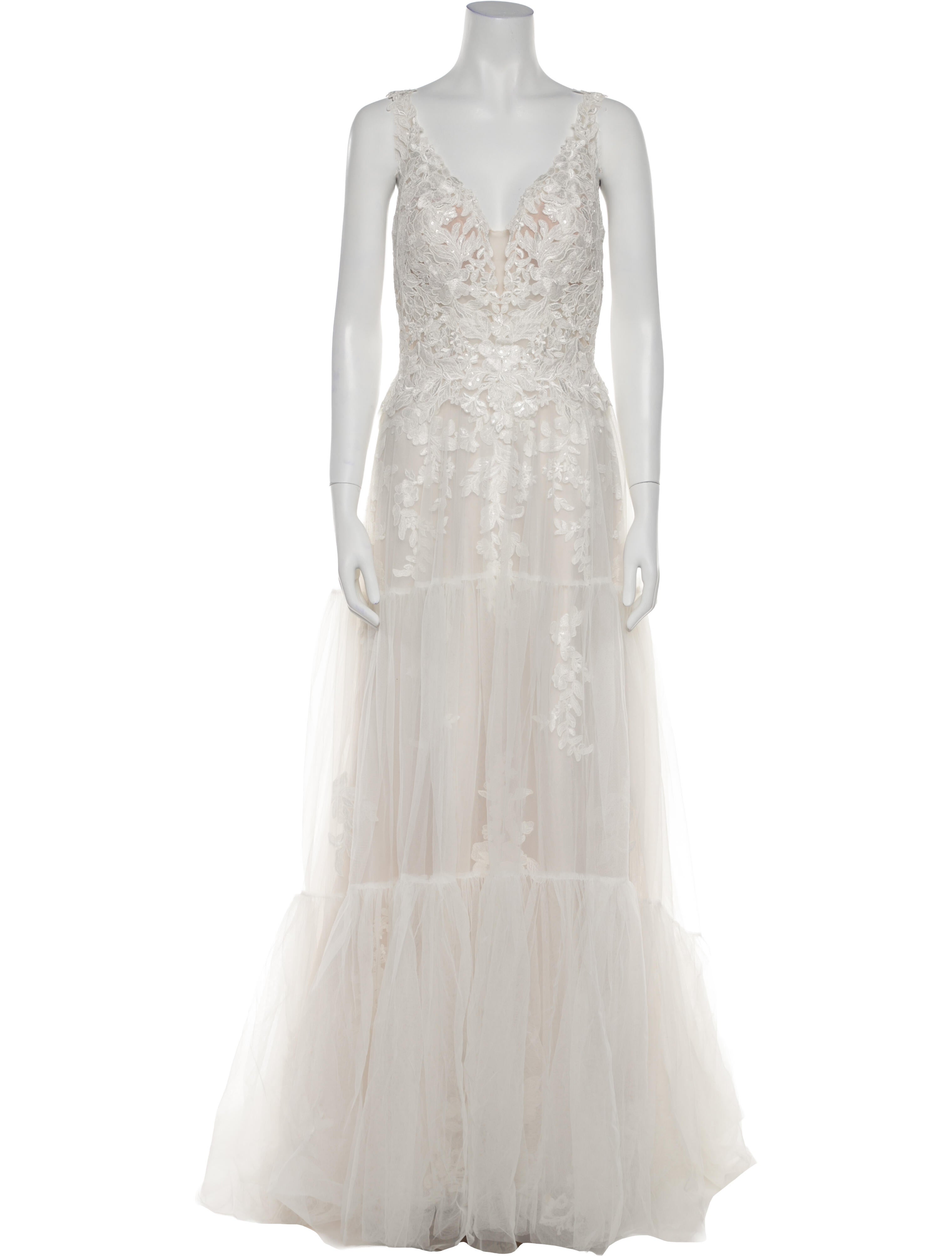 Morilee by Madeline Gardner V-Neck Long Dress