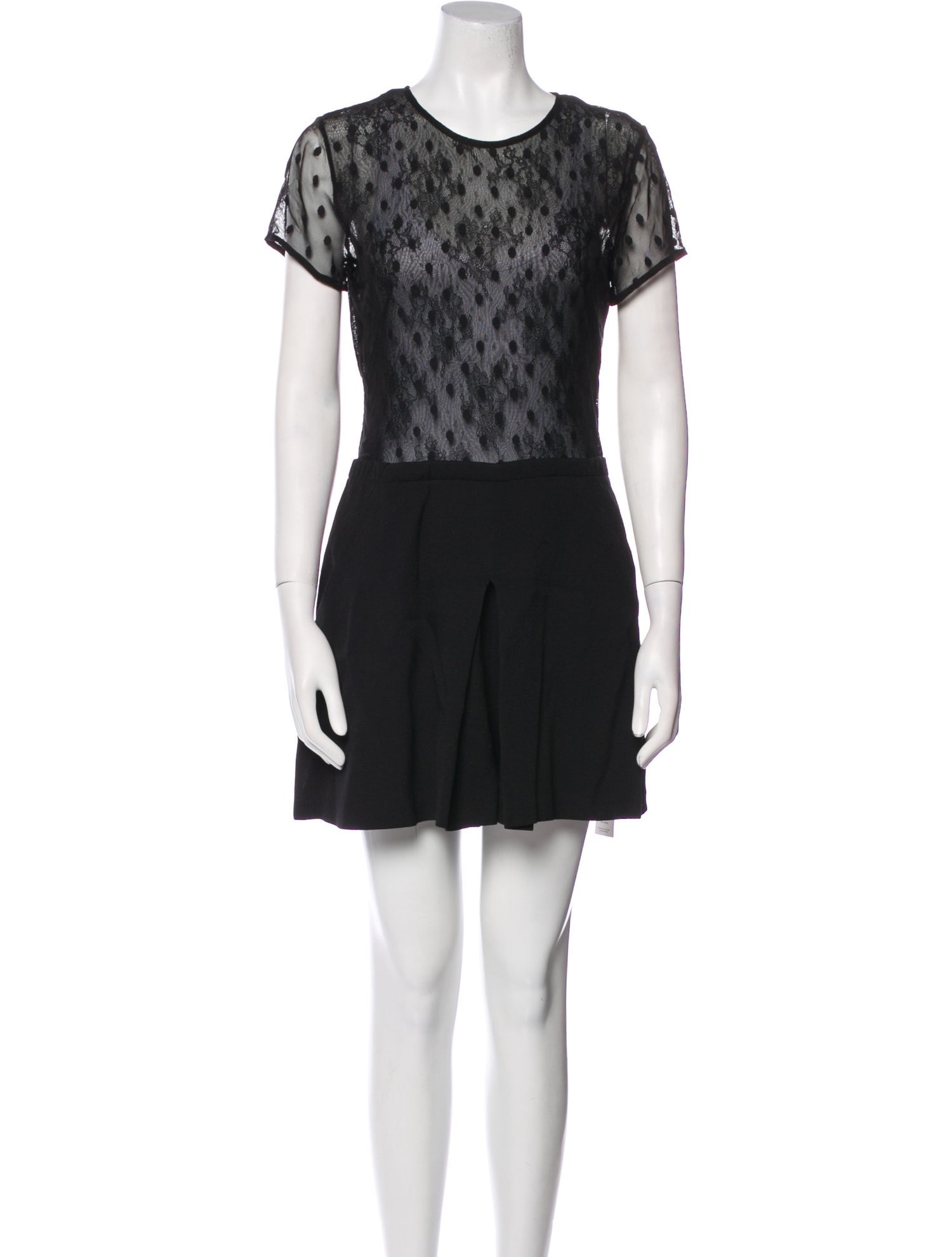 Morilee by Madeline Gardner Crew Neck Mini Dress