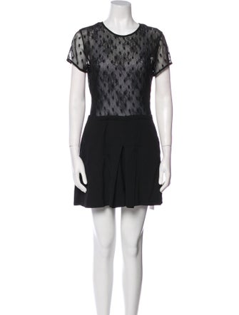 Morilee by Madeline Gardner Crew Neck Mini Dress