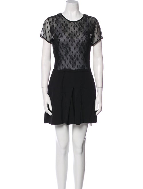 Morilee by Madeline Gardner Crew Neck Mini Dress