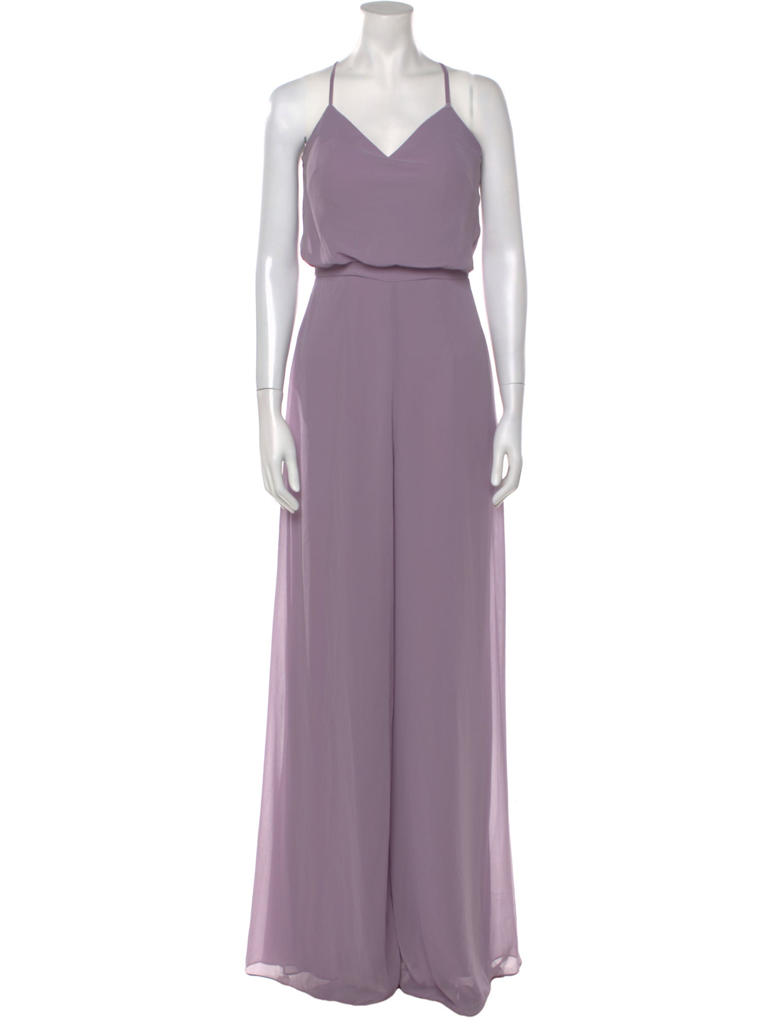 Morilee by Madeline Gardner V-Neck Jumpsuit