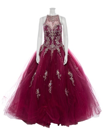 Morilee by Madeline Gardner Patterned Long Dress