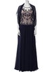 Morilee by Madeline Gardner Lace Pattern Long Dress