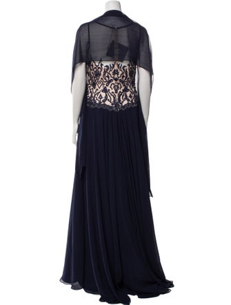 Morilee by Madeline Gardner Lace Pattern Long Dress