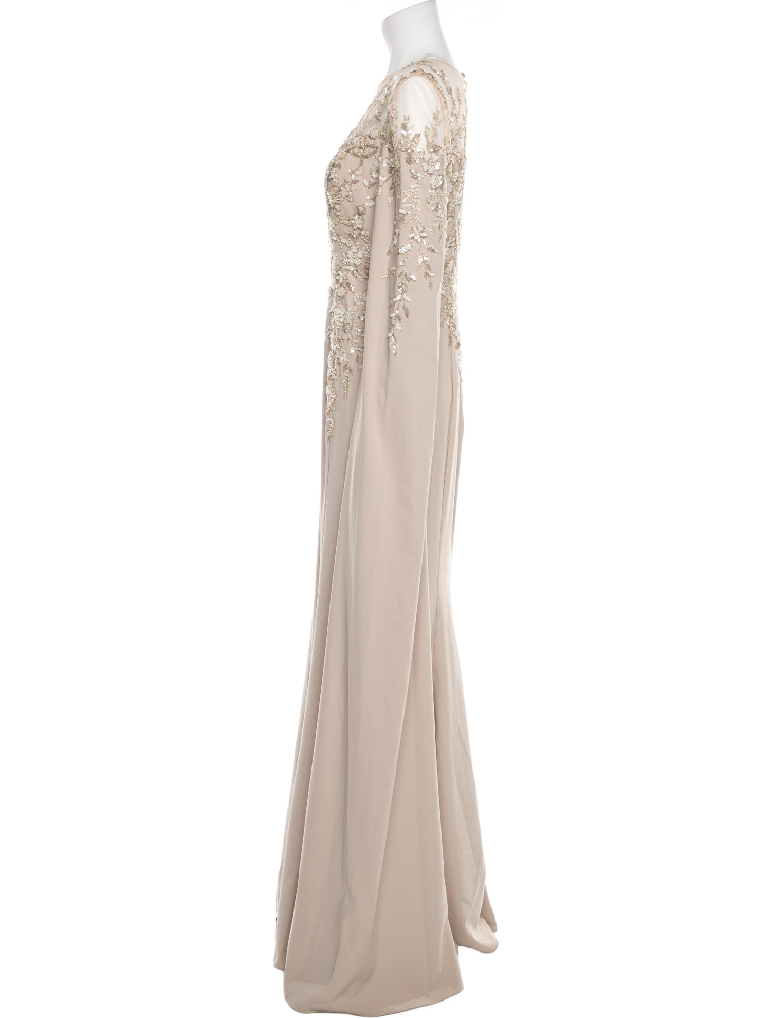 MGNY Crew Neck Long Dress w/ Tags