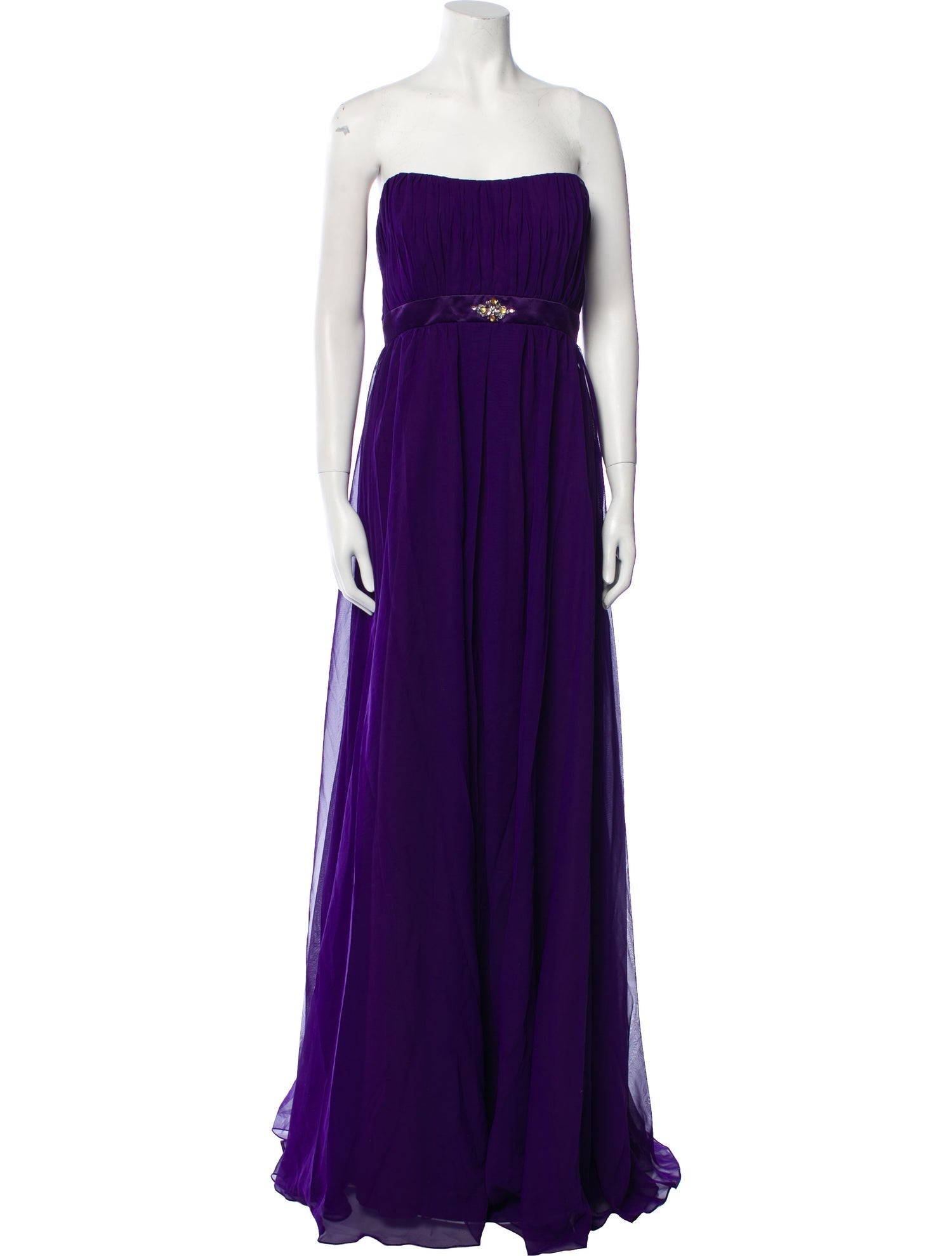 Morilee by Madeline Gardner Strapless Long Dress