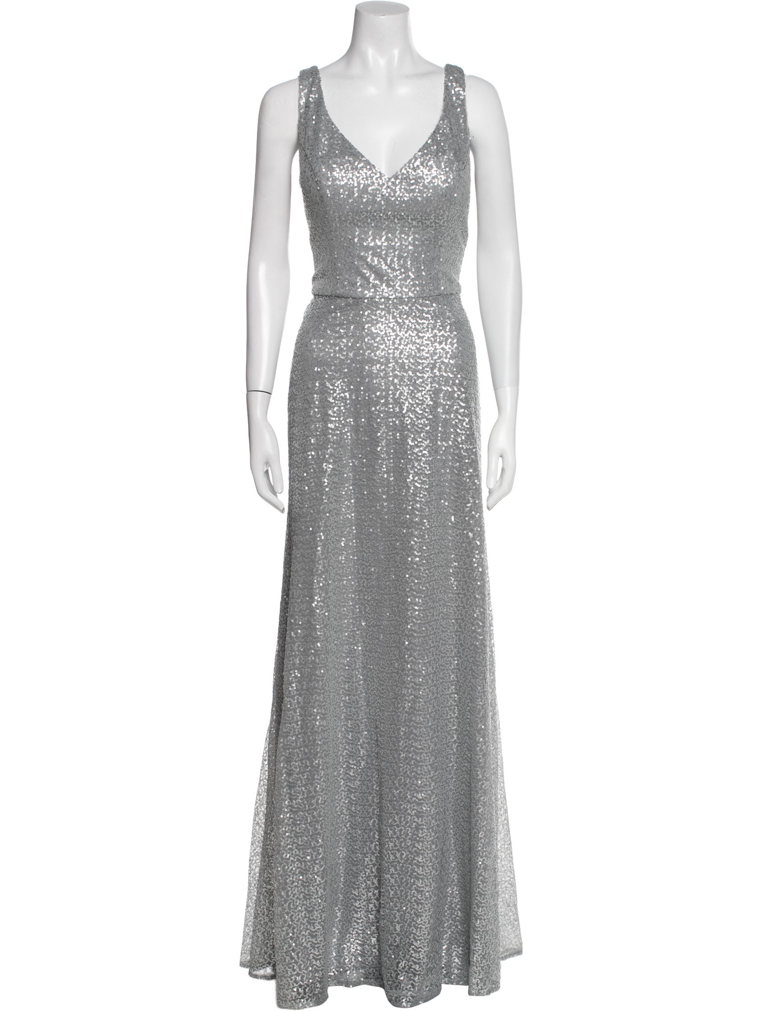 Morilee by Madeline Gardner V-Neck Long Dress w/ Tags