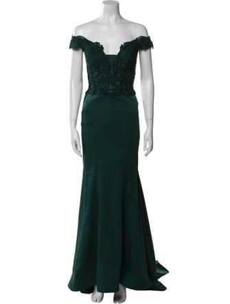 Morilee by Madeline Gardner Off-The-Shoulder Long Dress