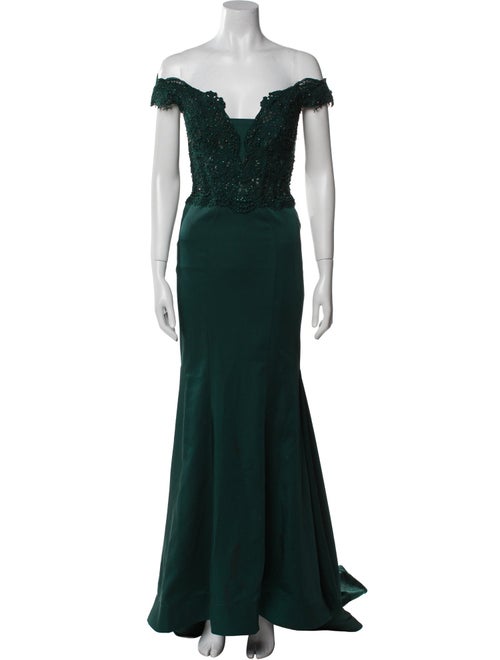 Morilee by Madeline Gardner Off-The-Shoulder Long Dress