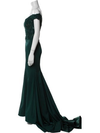 Morilee by Madeline Gardner Off-The-Shoulder Long Dress