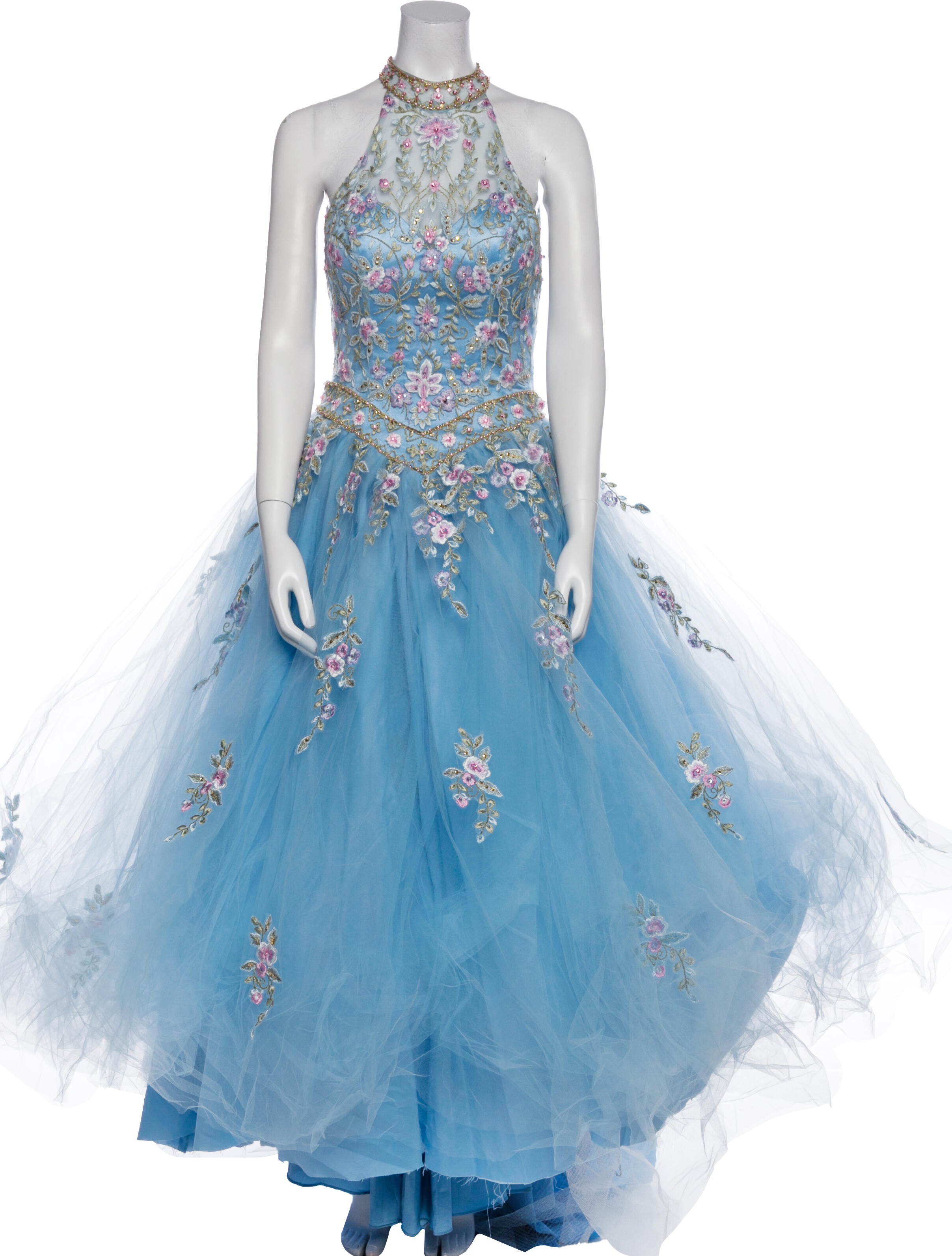 Morilee by Madeline Gardner Floral Print Long Dress