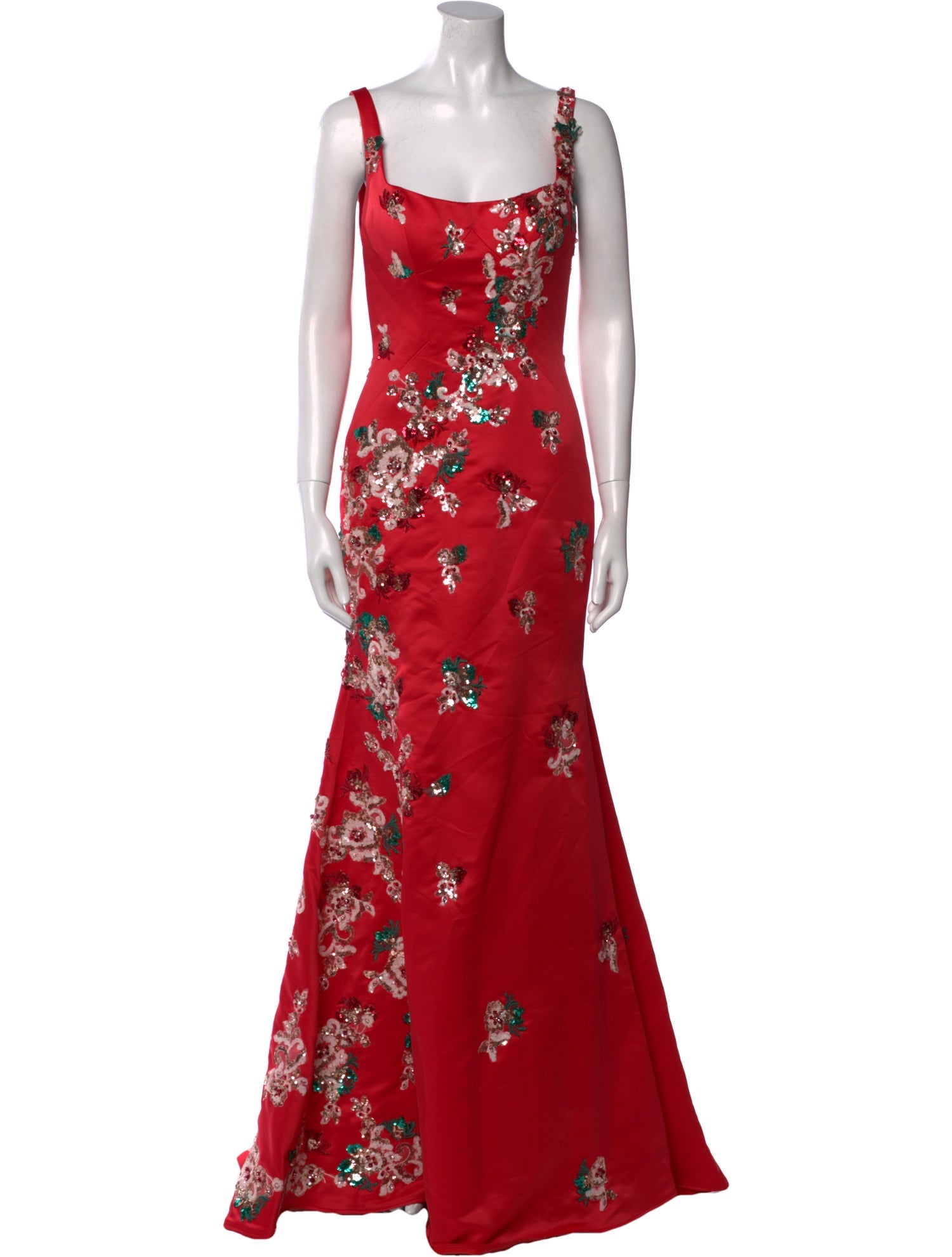 Morilee by Madeline Gardner Floral Print Long Dress