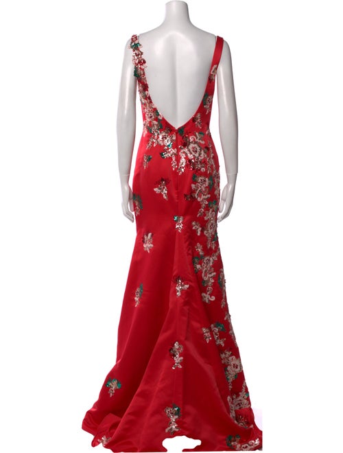 Morilee by Madeline Gardner Floral Print Long Dress