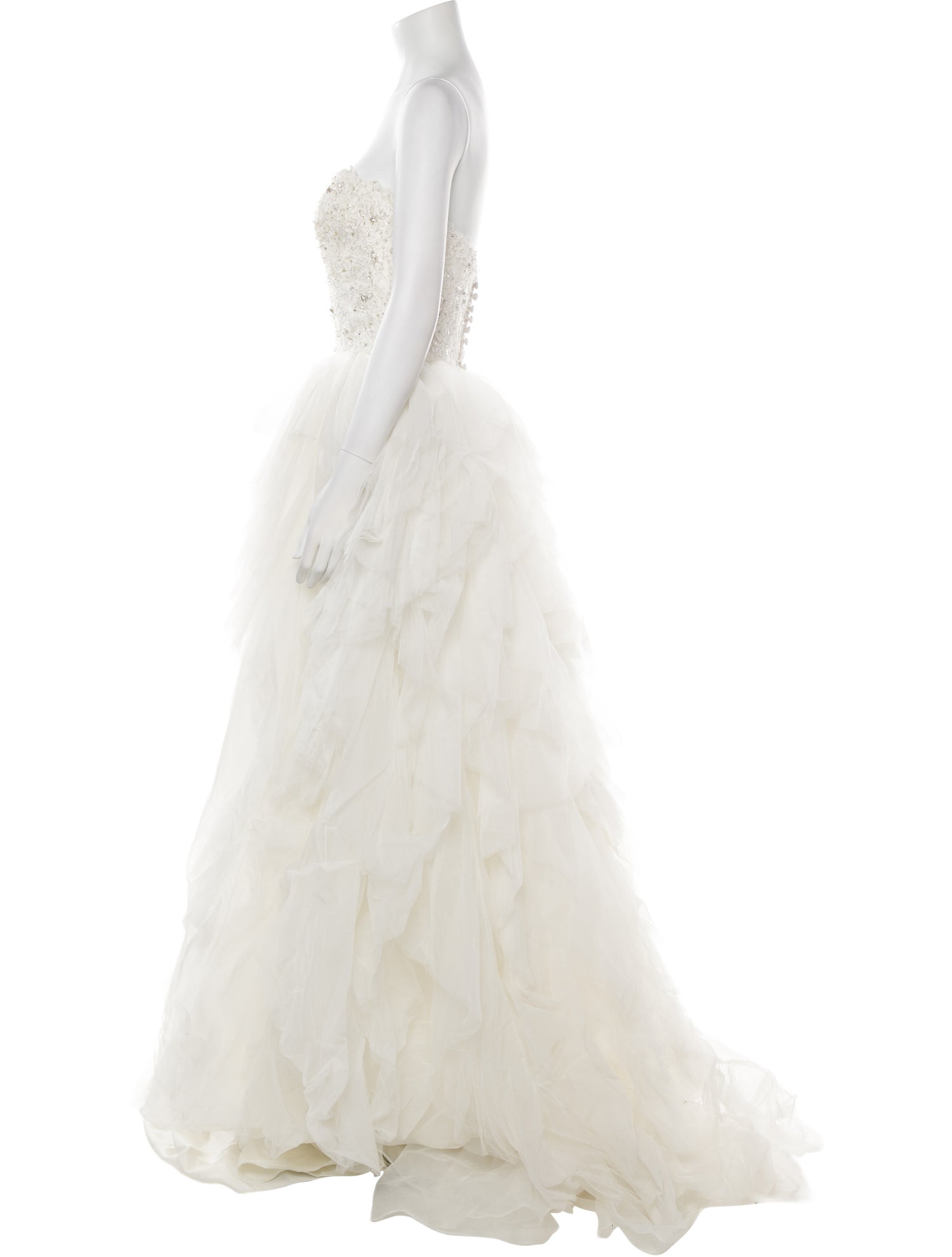 Morilee by Madeline Gardner Strapless Long Dress