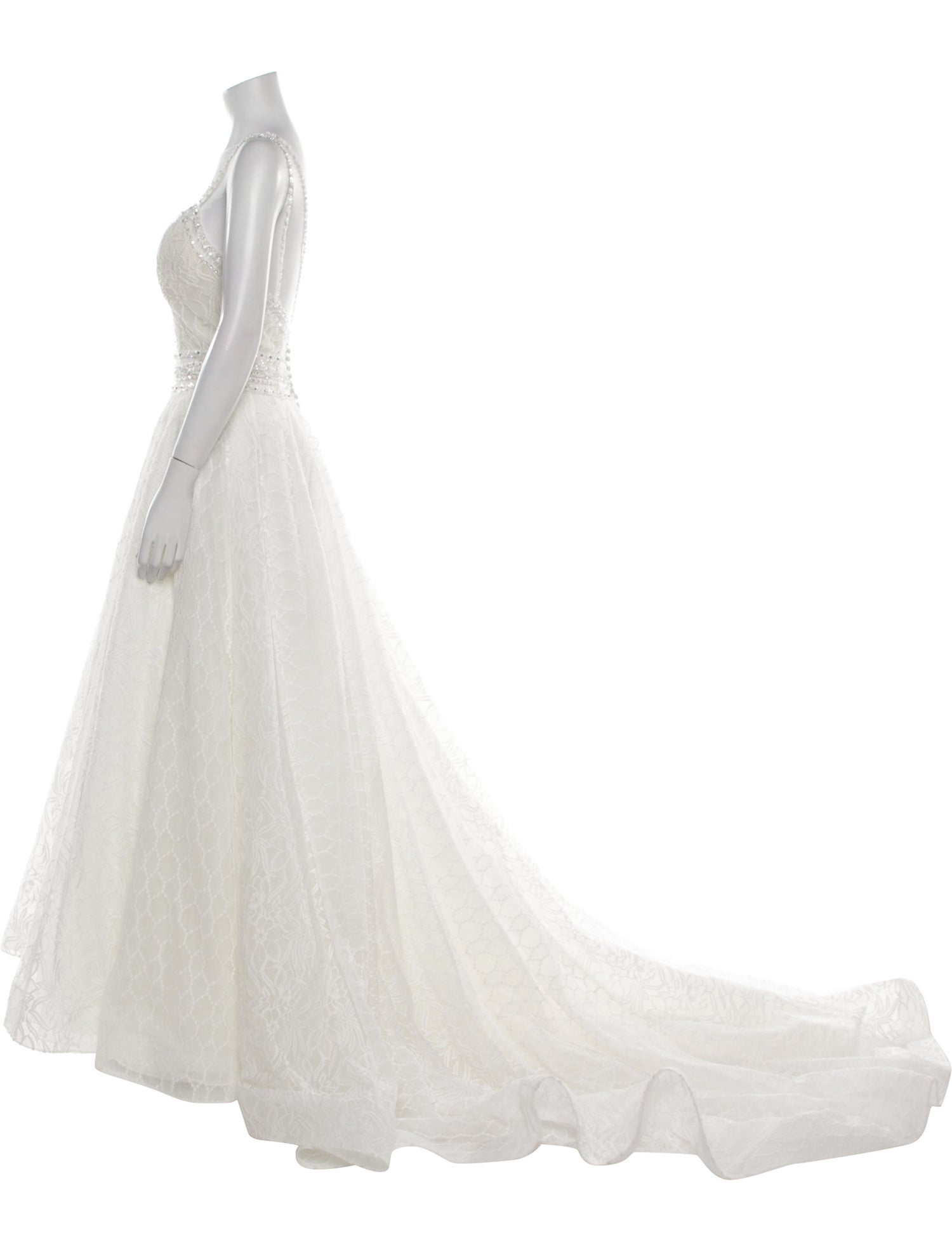 Morilee by Madeline Gardner Lace Pattern Long Dress