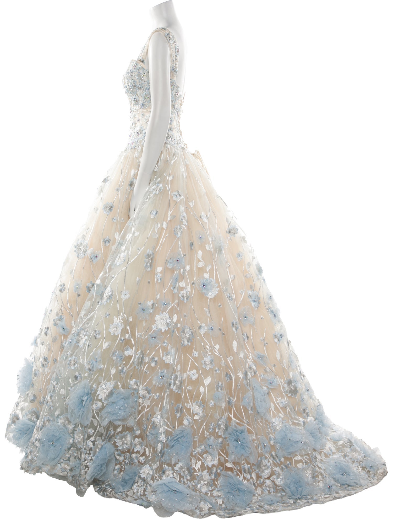 Morilee by Madeline Gardner Patterned Long Dress