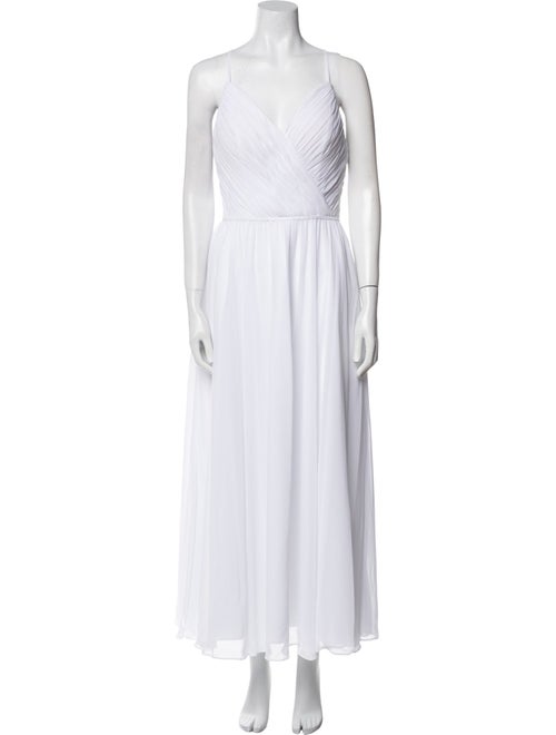 Morilee by Madeline Gardner V-Neck Long Dress