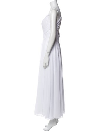 Morilee by Madeline Gardner V-Neck Long Dress