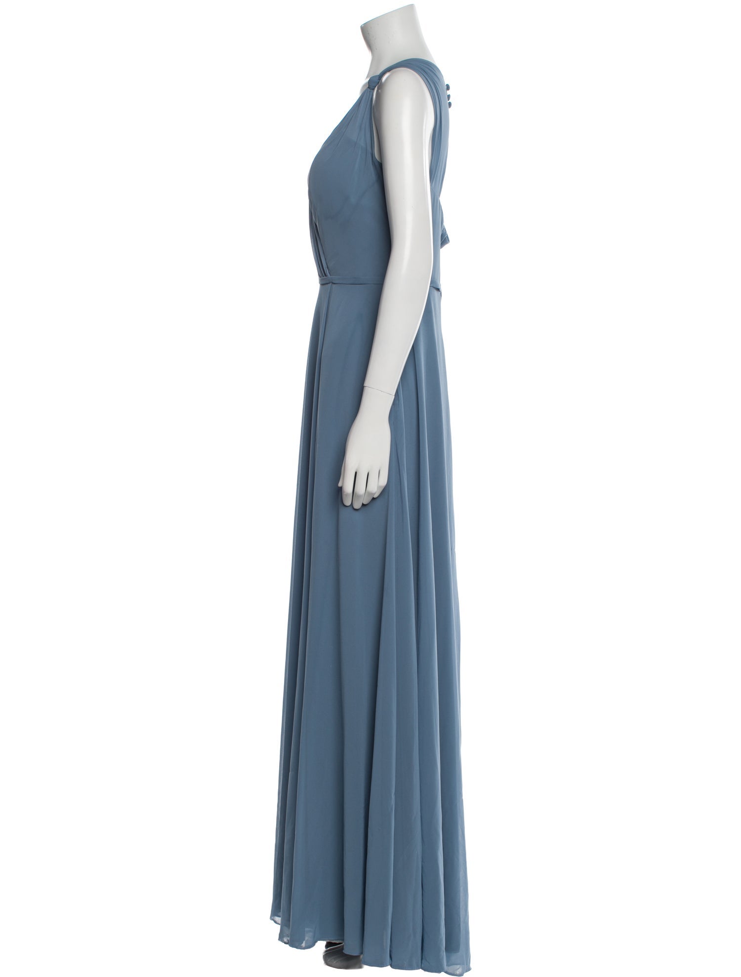 Morilee by Madeline Gardner V-Neck Long Dress