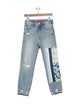 Mother x Carolyn Murphy High-Rise Straight Leg Jeans