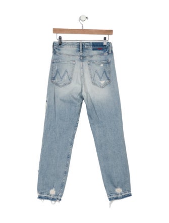 Mother x Carolyn Murphy High-Rise Straight Leg Jeans